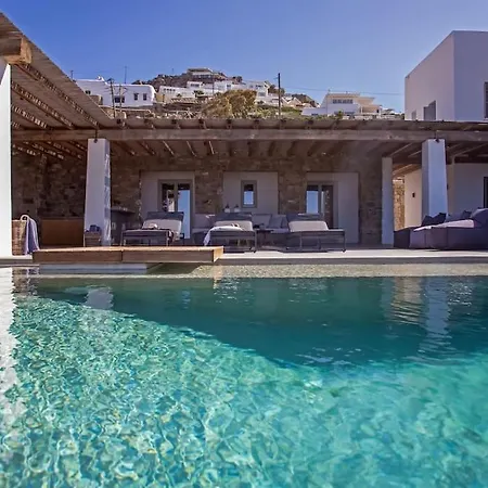 Aura Seaview Sunset Pool - Six Bedrooms Fanari
