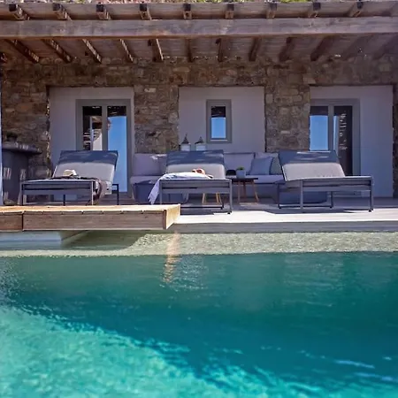Aura Seaview Sunset Pool - Six Bedrooms Fanari