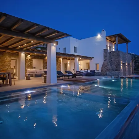 Villa Aura Seaview Sunset Pool W Night Security Guard - Six Bedrooms *
