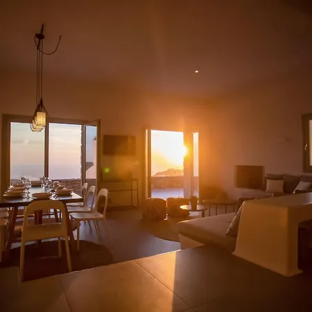 Aura Seaview Sunset Pool - Six Bedrooms Villa Fanari (Mykonos)